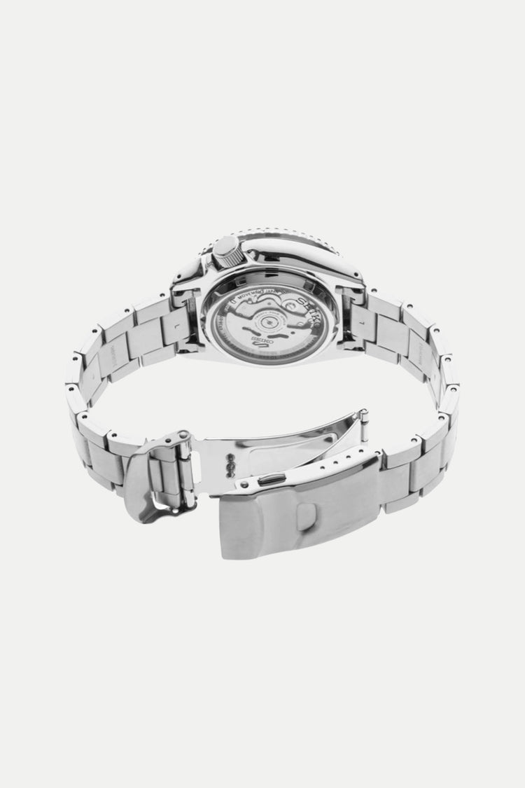 Seiko 5 SKX Black Dial With Gold Tone SRPD57K1F by 1881 back view