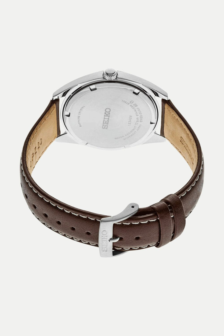 Seiko Stainless Quartz Day-Date SUR449