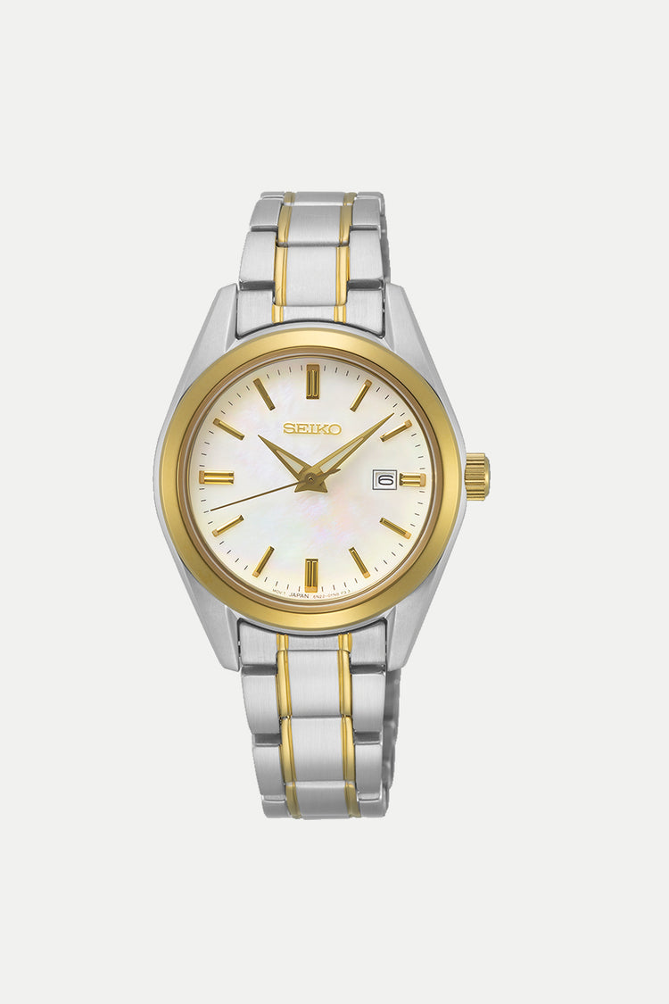 Seiko Elegant Two-Tone Quartz Ladies Watch SUR636P1