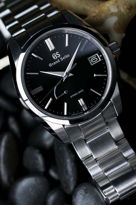 Grand Seiko Heritage 'Deep-Black' Spring Drive SBGA467 men watch