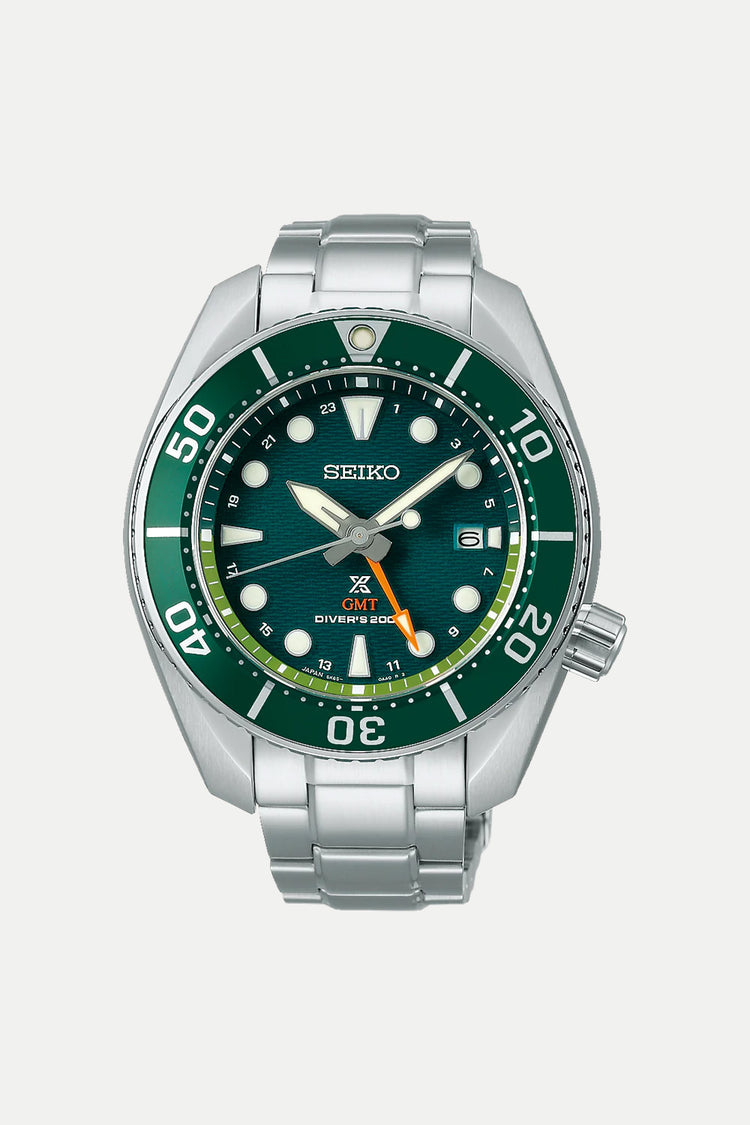 Seiko Prospex Solar Sumo GMT Green Dial Automatic SFK003