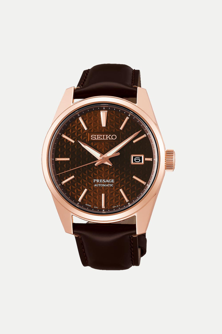 Seiko Presage Sharp Edge Brown Dial Automatic SPB170J1 