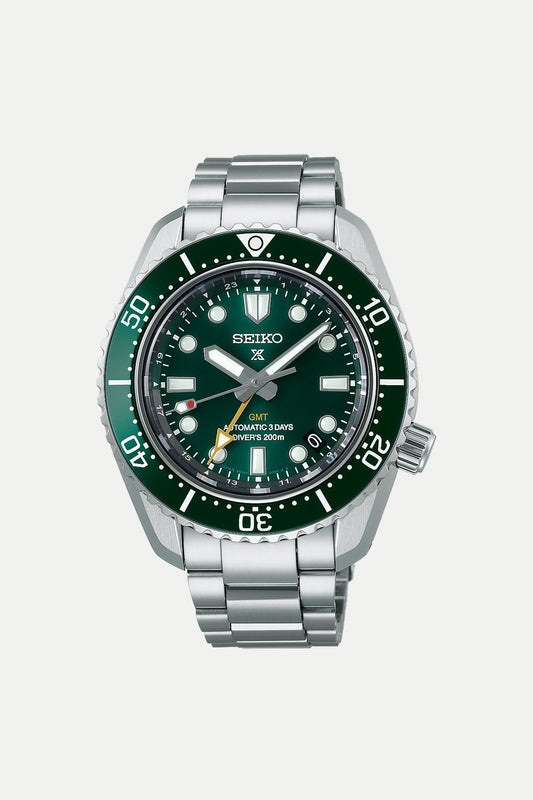 Seiko Prospex ‘Marine Green’ Automatic Traveller GMT SPB381J1