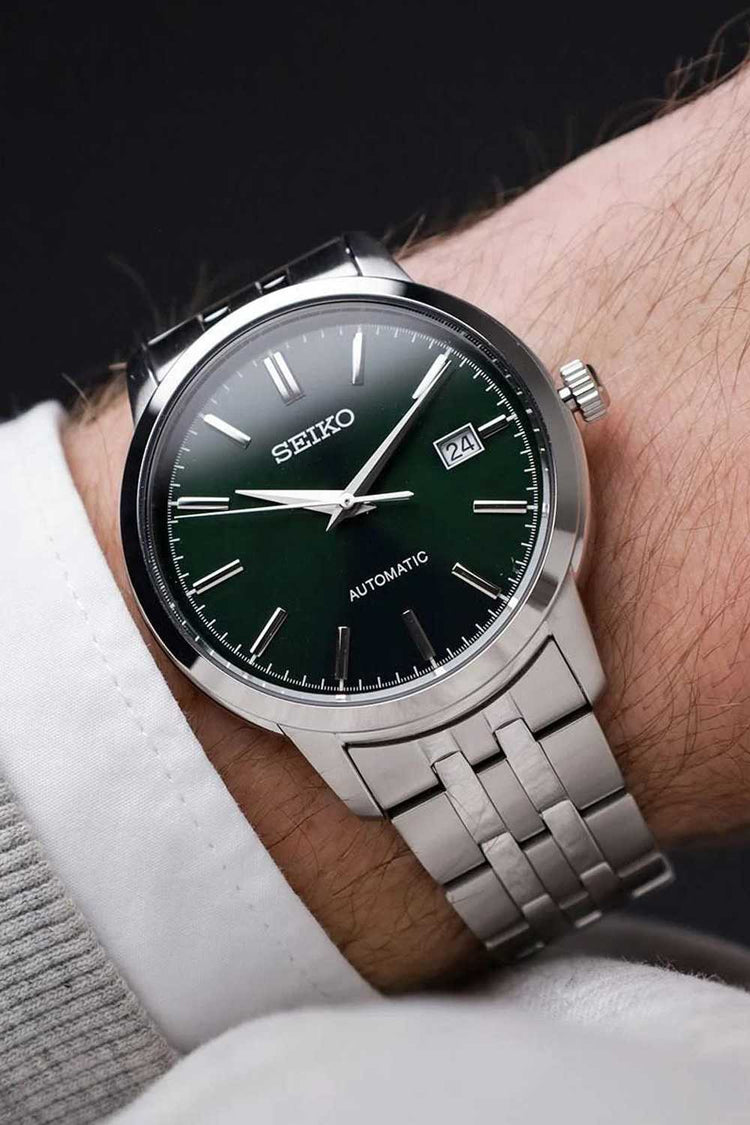 Seiko Essentials Automatic Green Dial SRPH89 by 1881 men watches