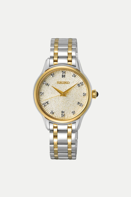 Seiko Diamond Quartz Two Tone Ladies SRZ550 by 1881