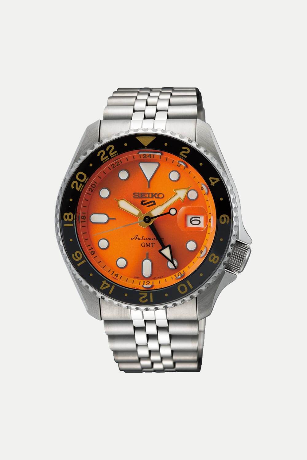 Seiko 5 Sport's GMT Orange Automatic SSK005K1 by 1881