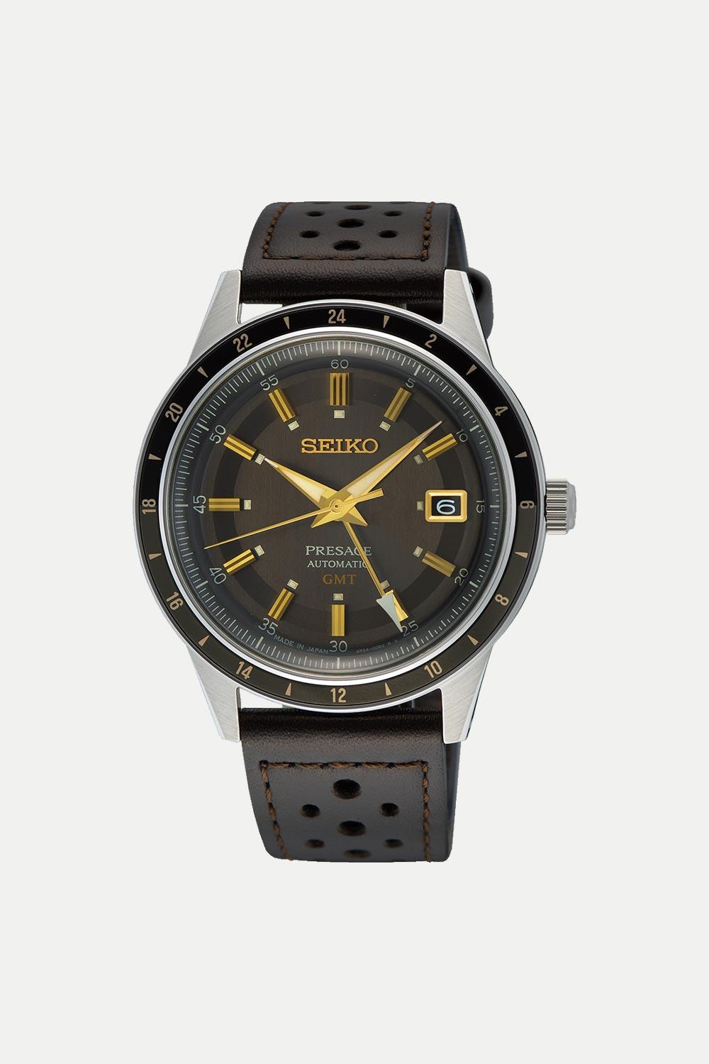 Seiko Presage 'Fume' Style 60s Road Trip GMT SSK013J1 by 1881