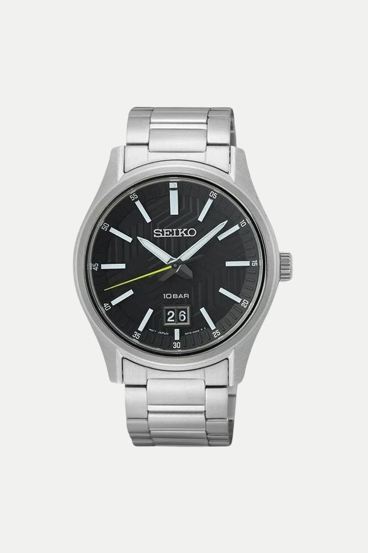 Seiko Quartz Black Dial SUR535