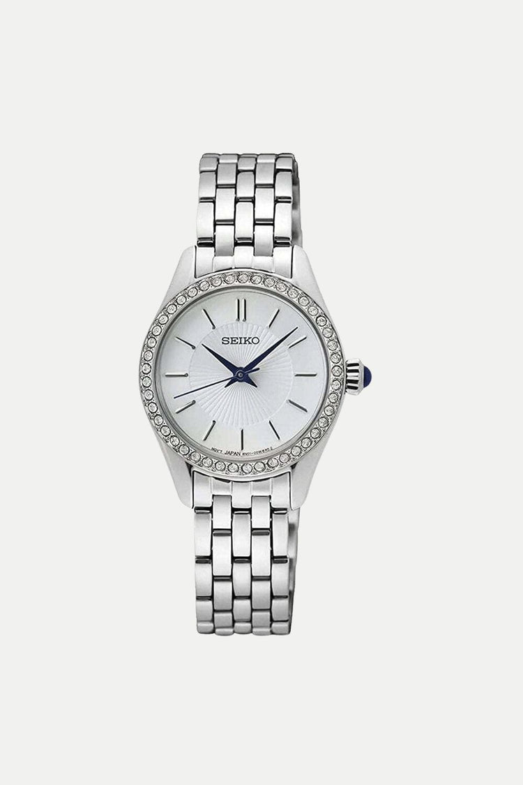 Seiko Quartz White Dial Ladies Watch SUR539