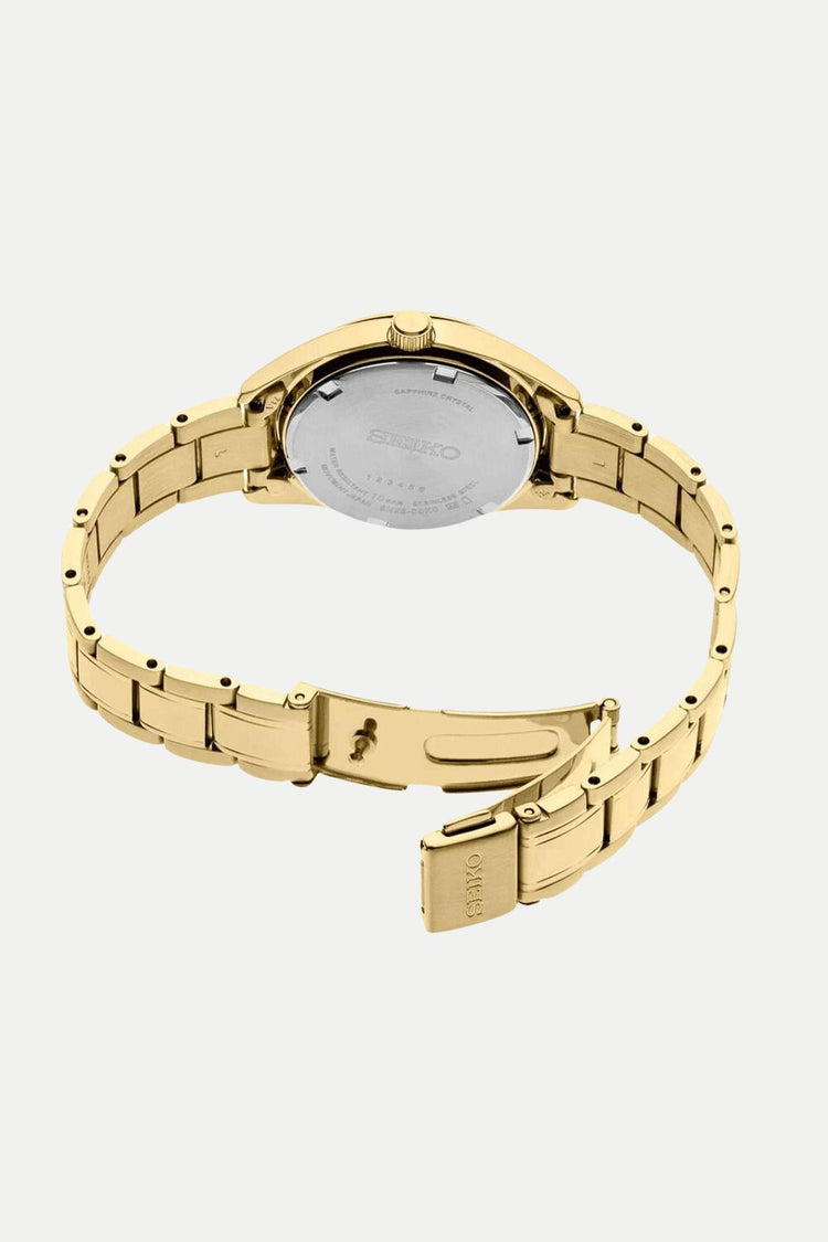 Seiko Yellow Gold Stainless Quartz SUR632