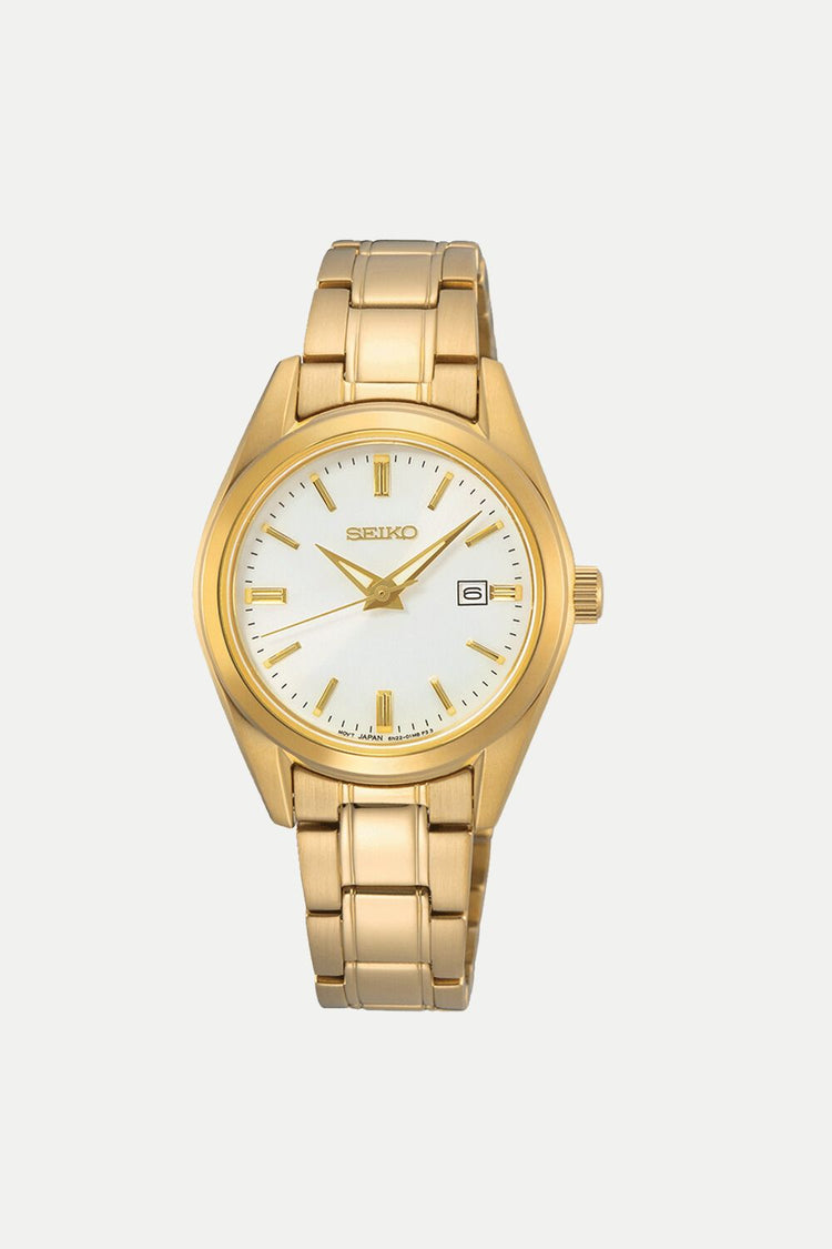 Seiko Yellow Gold Stainless Quartz SUR632