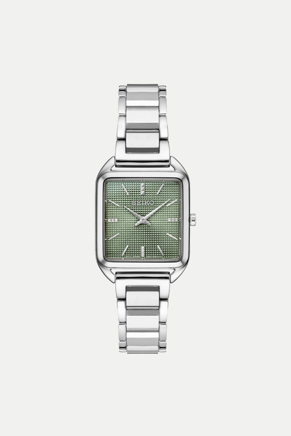 Seiko Classic Quartz Conceptual Rectangular Green Dial  SWR075P1 by 1881